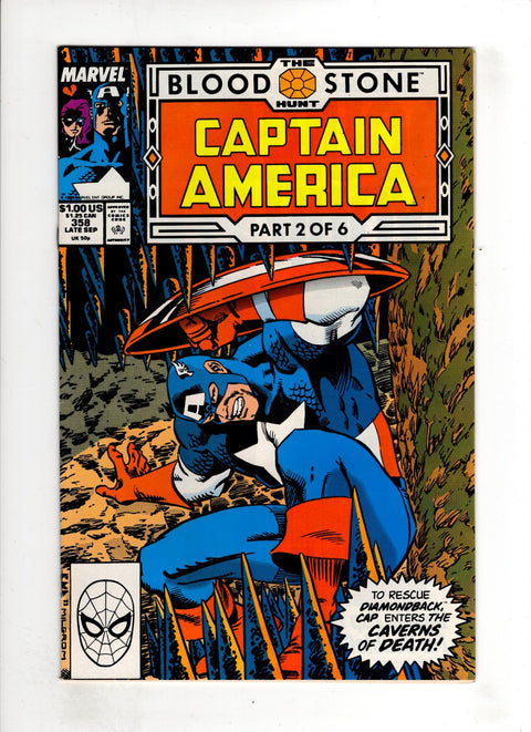 Captain America, Vol. 1 #358 (1989) Buy & Sell Comics Online Comic Shop Toronto Canada