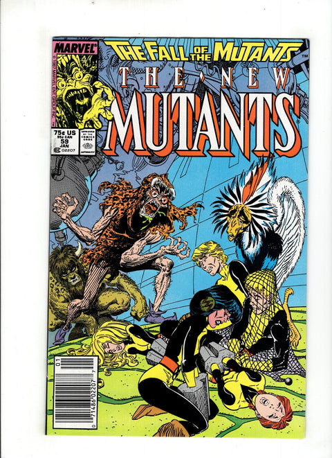 New Mutants, Vol. 1 #59 (1987) Newsstand Edition Newsstand Edition Buy & Sell Comics Online Comic Shop Toronto Canada
