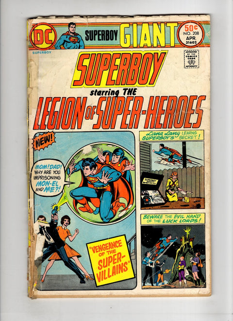 Superboy, Vol. 1 #208 (1975) Buy & Sell Comics Online Comic Shop Toronto Canada