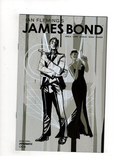 James Bond, Vol. 3 #4 (Cvr B) (2020) 10 Copy Richardson Greyscale Incentive B 10 Copy Richardson Greyscale Incentive Buy & Sell Comics Online Comic Shop Toronto Canada