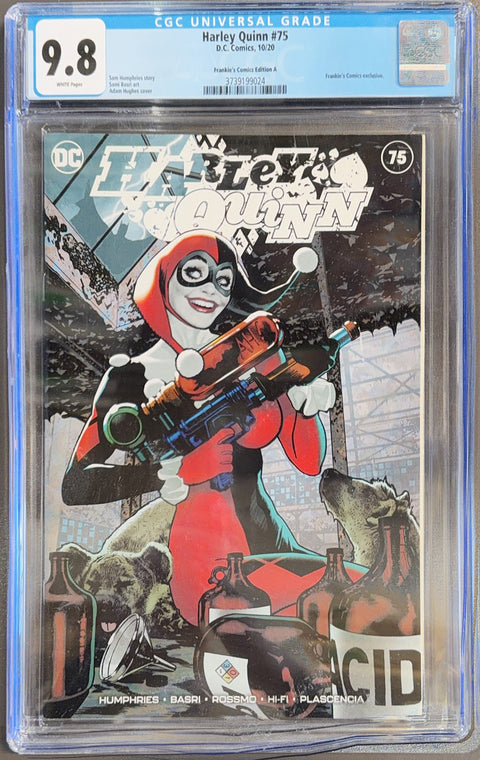 Harley Quinn, Vol. 3 #75 (CGC 9.8) (2020) Adam Hughes Exclusive Variant Buy & Sell Comics Online Comic Shop Toronto Canada