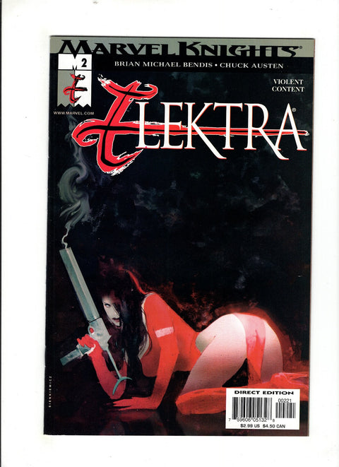Elektra, Vol. 2 #2 (Cvr B) (2001) Bill Sienkiewicz Variant B Bill Sienkiewicz Variant Buy & Sell Comics Online Comic Shop Toronto Canada