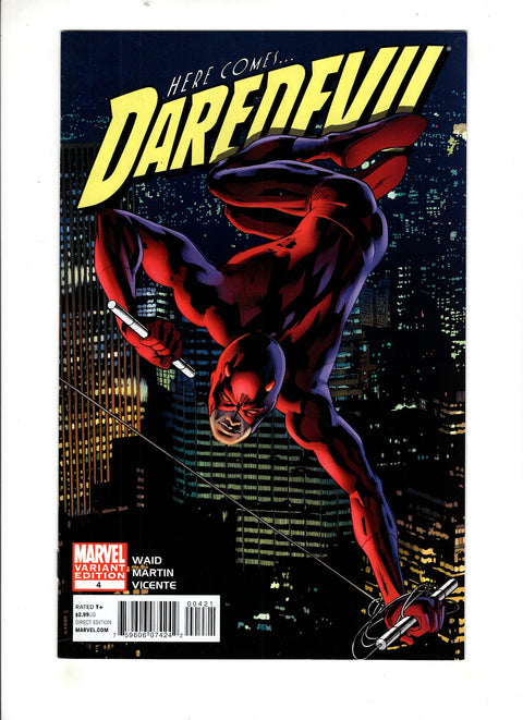Daredevil, Vol. 3 #4 (Cvr B) (2011) Bryan Hitch Incentive Variant (1:20) B Bryan Hitch Incentive Variant (1:20) Buy & Sell Comics Online Comic Shop Toronto Canada