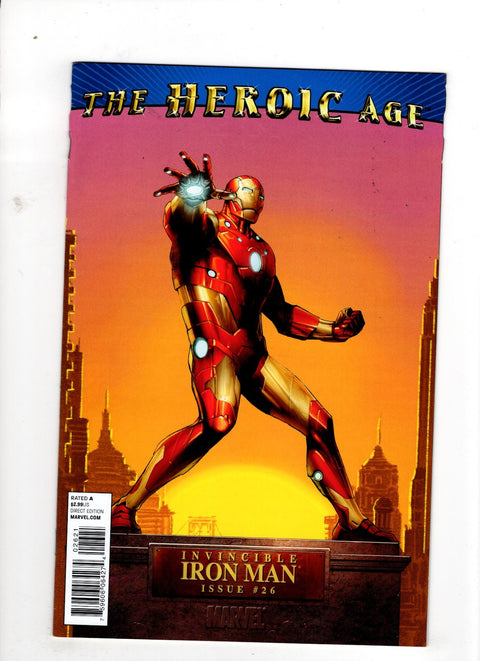 Invincible Iron Man, Vol. 1 #26 (Cvr B) (2010) Carlos Pacheco Variant B Carlos Pacheco Variant Buy & Sell Comics Online Comic Shop Toronto Canada