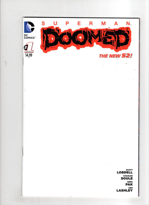 Superman: Doomed #1 (Cvr C) (2014) Blank Variant C Blank Variant Buy & Sell Comics Online Comic Shop Toronto Canada