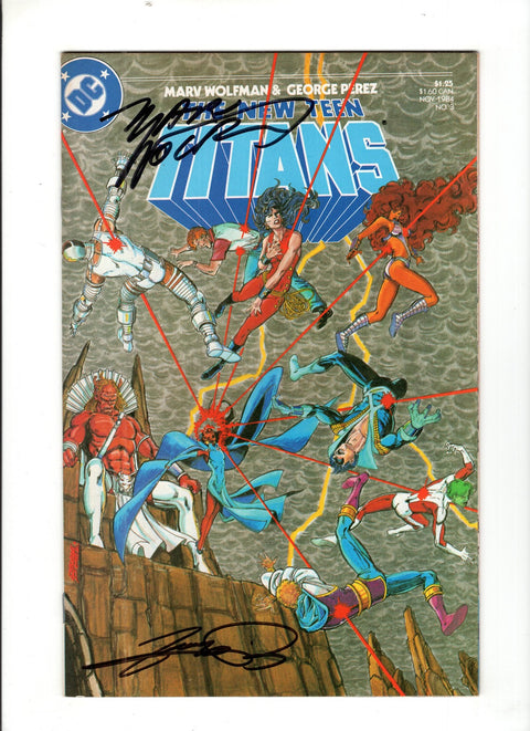 The New Teen Titans, Vol. 2 #3 (1984) Signed by George Perez & Marv Wolfman Signed by George Perez & Marv Wolfman Buy & Sell Comics Online Comic Shop Toronto Canada