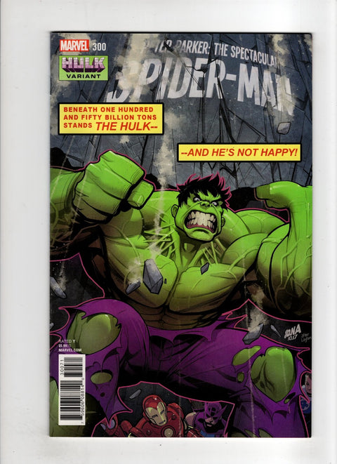 Peter Parker: The Spectacular Spider-Man #300 (Cvr G) (2018) Variant David Nakayama Hulk Smash G Variant David Nakayama Hulk Smash Buy & Sell Comics Online Comic Shop Toronto Canada