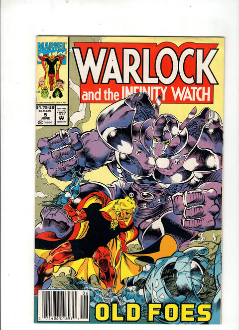 Warlock and the Infinity Watch #5 (Cvr B) (1992) Newsstand Edition B Newsstand Edition Buy & Sell Comics Online Comic Shop Toronto Canada