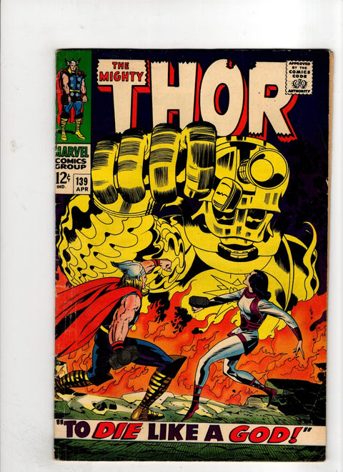 Thor, Vol. 1 #139 (1967) 1st cover app. Sif Buy & Sell Comics Online Comic Shop Toronto Canada