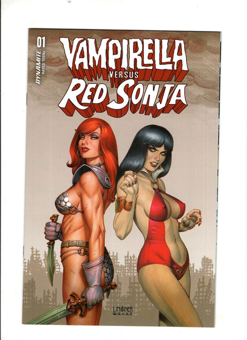 Vampirella vs. Red Sonja #1 (Cvr B) (2022) Joseph Michael Linsner Variant B Joseph Michael Linsner Variant Buy & Sell Comics Online Comic Shop Toronto Canada