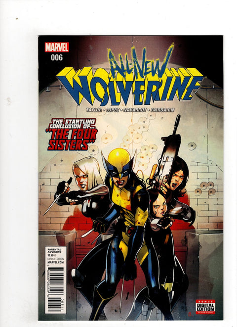 All-New Wolverine #6 (Cvr A) (2016) Bengal A Bengal Buy & Sell Comics Online Comic Shop Toronto Canada