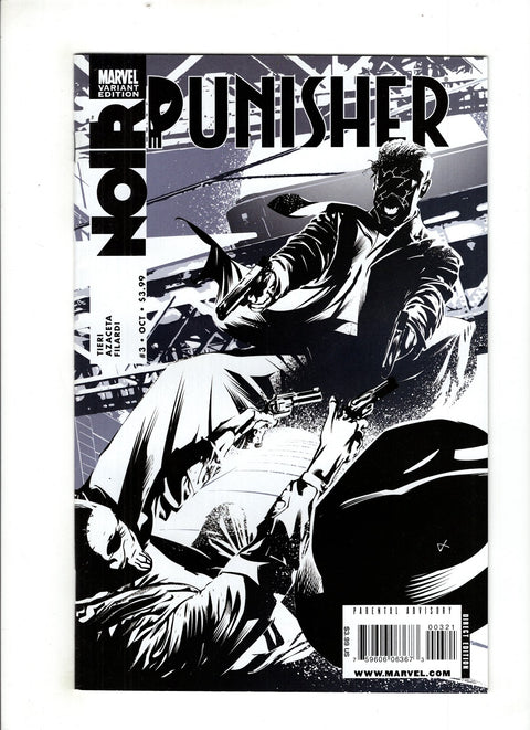 Punisher Noir #3 (Cvr B) (2009) Dennis Calero Variant