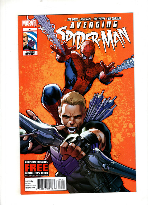 Avenging Spider-Man #4 (Cvr A) (2012) Greg Land A Greg Land Buy & Sell Comics Online Comic Shop Toronto Canada