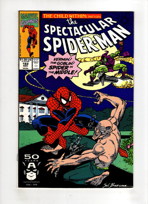 The Spectacular Spider-Man, Vol. 1 #182 (1991) Buy & Sell Comics Online Comic Shop Toronto Canada