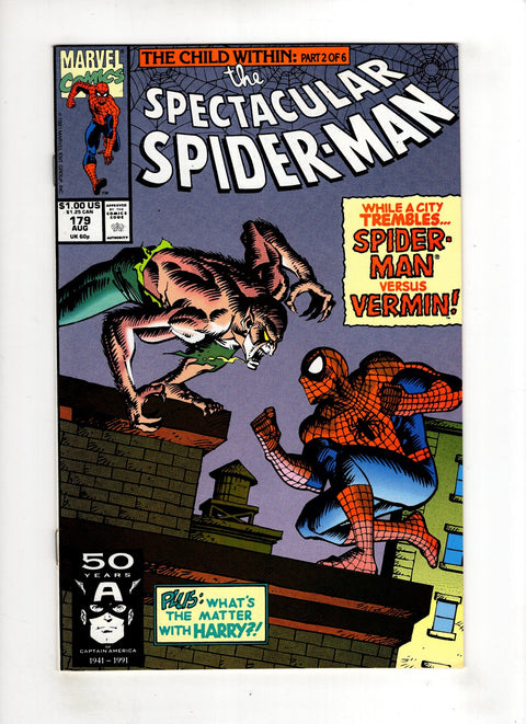 The Spectacular Spider-Man, Vol. 1 #179 (1991) Buy & Sell Comics Online Comic Shop Toronto Canada