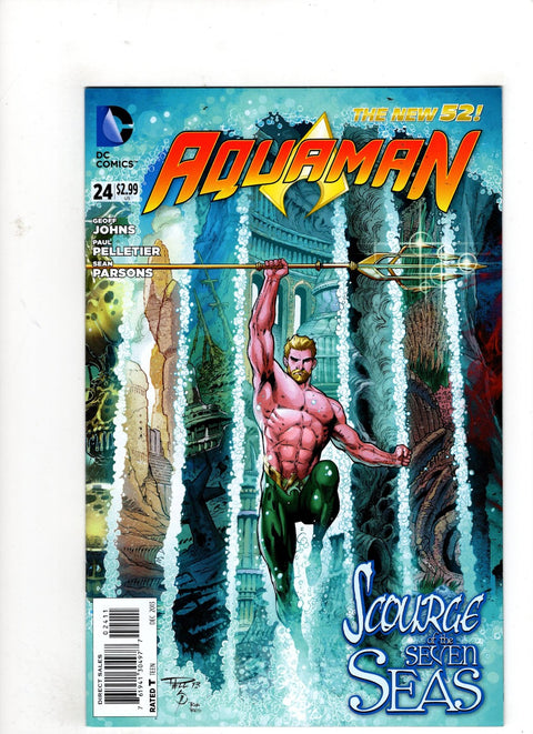 Aquaman, Vol. 7 #24 (Cvr A) (2013) Paul Pelletier A Paul Pelletier Buy & Sell Comics Online Comic Shop Toronto Canada