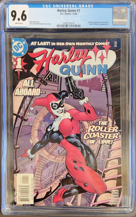 Harley Quinn, Vol. 1 #1 (CGC 9.6) (2000) A Terry Dodson Buy & Sell Comics Online Comic Shop Toronto Canada