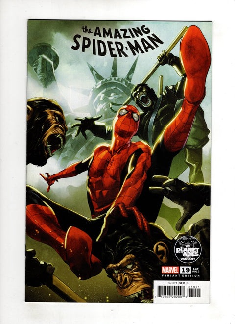 The Amazing Spider-Man, Vol. 6 #19 (Cvr B) (2023) Francesco Mobili Planet Of The Apes Variant B Francesco Mobili Planet Of The Apes Variant Buy & Sell Comics Online Comic Shop Toronto Canada