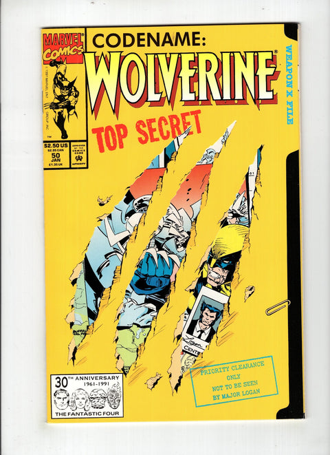Wolverine, Vol. 2 #50 (Cvr A) (1991) Die-Cut Comic A Die-Cut Comic Buy & Sell Comics Online Comic Shop Toronto Canada