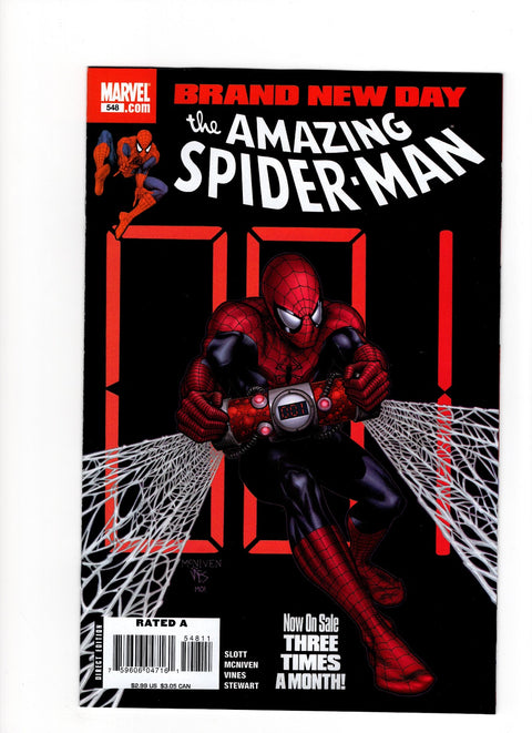 The Amazing Spider-Man, Vol. 2 #548 (Cvr A) (2008) Steve McNiven A Steve McNiven Buy & Sell Comics Online Comic Shop Toronto Canada