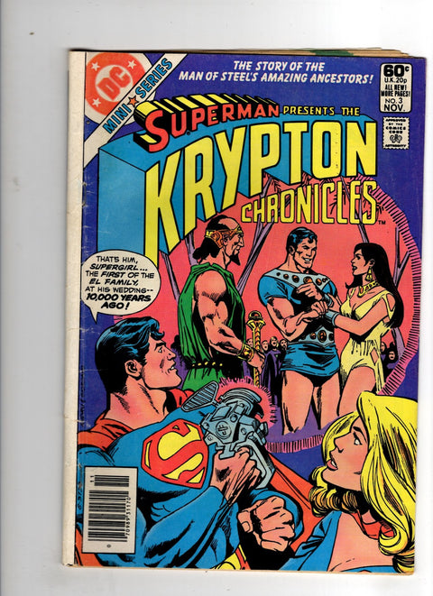 Krypton Chronicles #3 (1981) Newsstand Edition Newsstand Edition Buy & Sell Comics Online Comic Shop Toronto Canada