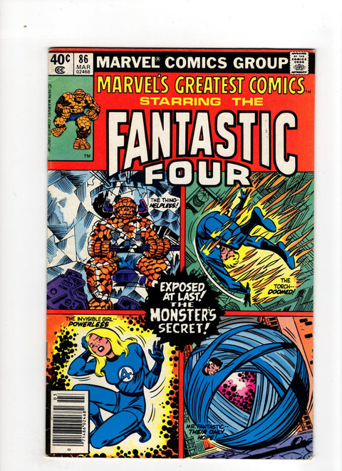 Marvel's Greatest Comics #86 (1980) Newsstand Edition Newsstand Edition Buy & Sell Comics Online Comic Shop Toronto Canada