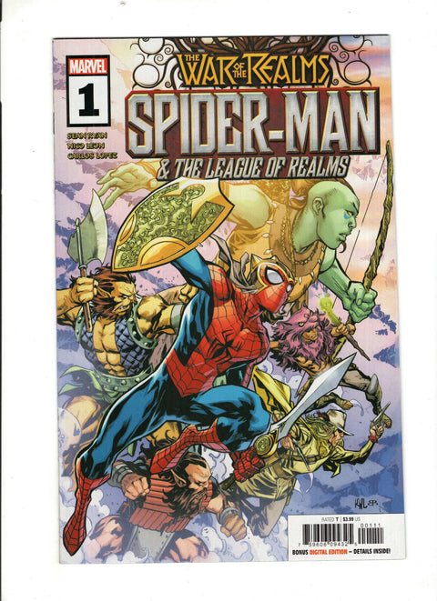 War of the Realms: Spider-Man & the League of Realm #1 (Cvr A) (2019) Ken Lashley A Ken Lashley Buy & Sell Comics Online Comic Shop Toronto Canada