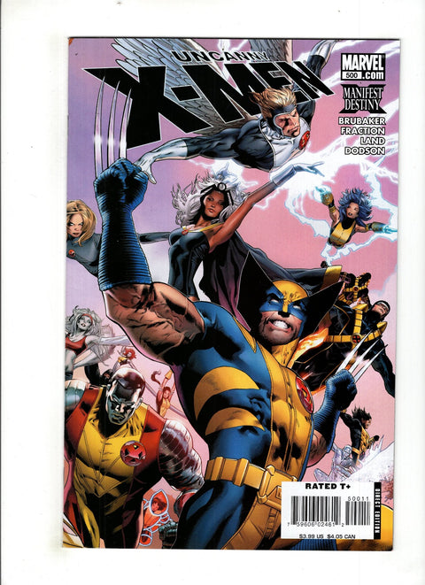 Uncanny X-Men, Vol. 1 #500 (Cvr B) (2008) Greg Land Variant B Greg Land Variant Buy & Sell Comics Online Comic Shop Toronto Canada