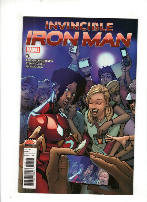 Invincible Iron Man, Vol. 3 #8 (Cvr A) (2017) Stefano Caselli A Stefano Caselli Buy & Sell Comics Online Comic Shop Toronto Canada