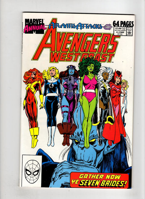 The West Coast Avengers, Vol. 2 Annual #4 (1989) Buy & Sell Comics Online Comic Shop Toronto Canada