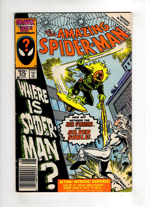 The Amazing Spider-Man, Vol. 1 #279 (1986) Canadian Price Variant Canadian Price Variant Buy & Sell Comics Online Comic Shop Toronto Canada