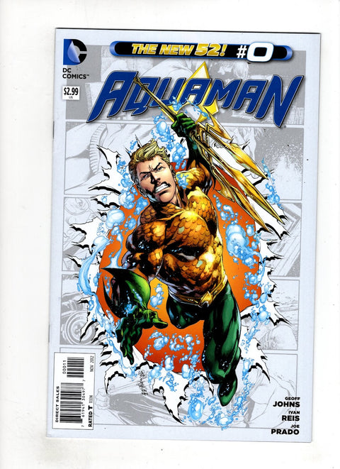 Aquaman, Vol. 7 #0 (Cvr A) (2012) Ivan Reis A Ivan Reis Buy & Sell Comics Online Comic Shop Toronto Canada