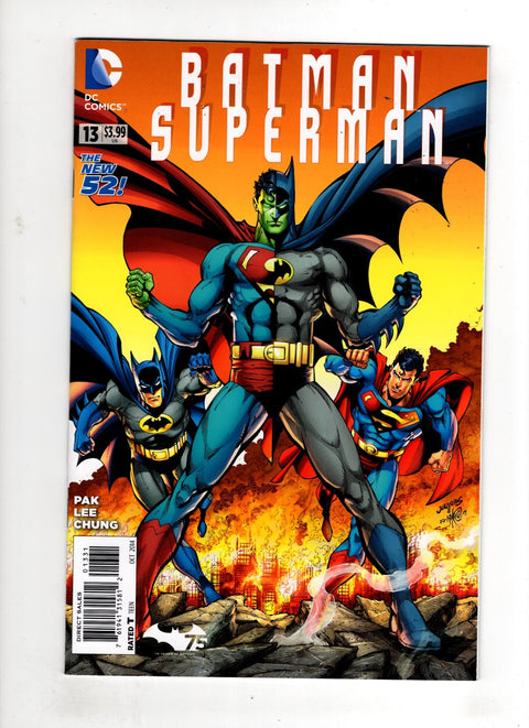 Batman / Superman, Vol. 1 #13 (Cvr C) (2014) Batman 75th Anniversary Cover - Dan Jurgens C Batman 75th Anniversary Cover - Dan Jurgens Buy & Sell Comics Online Comic Shop Toronto Canada