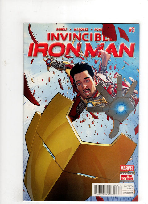 Invincible Iron Man, Vol. 2 #3 (Cvr A) (2015) David Marquez A David Marquez Buy & Sell Comics Online Comic Shop Toronto Canada