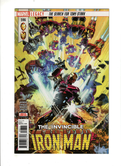 Invincible Iron Man, Vol. 3 #596 (Cvr A) (2018) Mike Deodato Jr A Mike Deodato Jr Buy & Sell Comics Online Comic Shop Toronto Canada