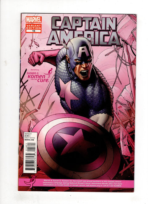 Captain America, Vol. 6 #18 (Cvr B) (2012) Dale Keown Susan G. Komen For the Cure Variant B Dale Keown Susan G. Komen For the Cure Variant Buy & Sell Comics Online Comic Shop Toronto Canada