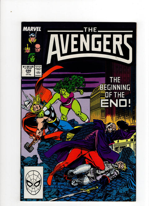 The Avengers, Vol. 1 #296 (1988) Buy & Sell Comics Online Comic Shop Toronto Canada