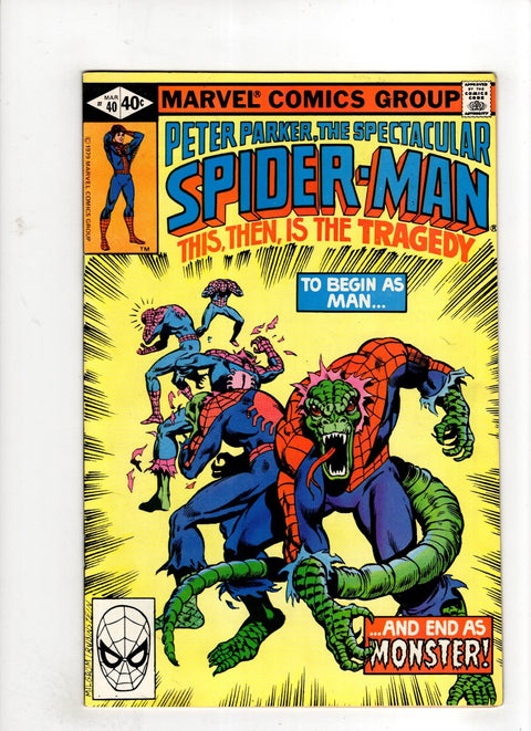The Spectacular Spider-Man, Vol. 1 #40 (1979) Buy & Sell Comics Online Comic Shop Toronto Canada