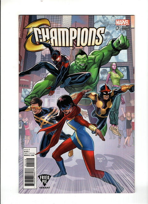 Champions, Vol. 2 (Marvel) #1 (Cvr N) (2016) Fried Pie Variant N Fried Pie Variant Buy & Sell Comics Online Comic Shop Toronto Canada