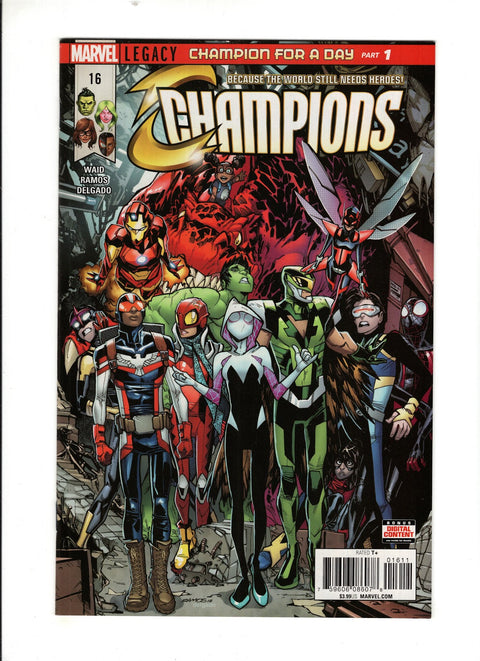 Champions, Vol. 2 (Marvel) #16 (2018) Humberto Ramos Humberto Ramos Buy & Sell Comics Online Comic Shop Toronto Canada