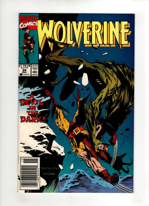 Wolverine, Vol. 2 #34 (1990) Newsstand Edition Newsstand Edition Buy & Sell Comics Online Comic Shop Toronto Canada