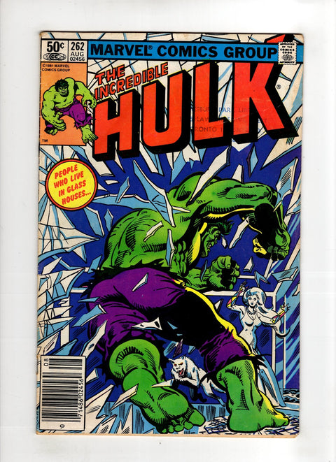The Incredible Hulk, Vol. 1 #262 (1981) Stamp on cover Stamp on cover Buy & Sell Comics Online Comic Shop Toronto Canada