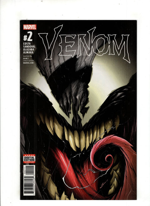 Venom, Vol. 3 #2 (Cvr A) (2016) Gerardo Sandoval A Gerardo Sandoval Buy & Sell Comics Online Comic Shop Toronto Canada