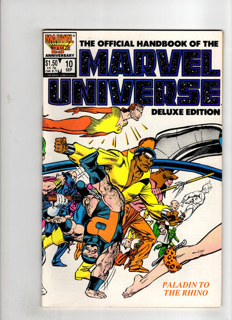 Official Handbook of the Marvel Universe: Deluxe Edition (Vol. 2) #10 (Cvr A) (1986) A Buy & Sell Comics Online Comic Shop Toronto Canada