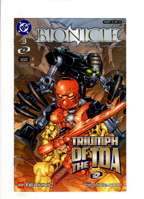 Bionicle #3 (2001) Buy & Sell Comics Online Comic Shop Toronto Canada