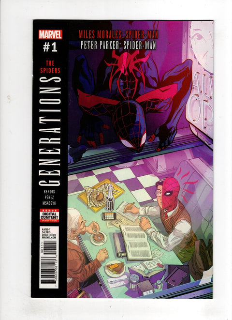 Generations: Miles Morales Spider-Man & Peter Parker Spider-Man #1 (Cvr A) (2017) Ramón K. Pérez A Ramón K. Pérez Buy & Sell Comics Online Comic Shop Toronto Canada