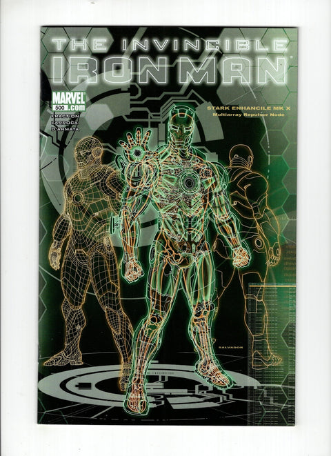 Invincible Iron Man, Vol. 1 #500 (Cvr A) (2011) Salvador Larroca A Salvador Larroca Buy & Sell Comics Online Comic Shop Toronto Canada