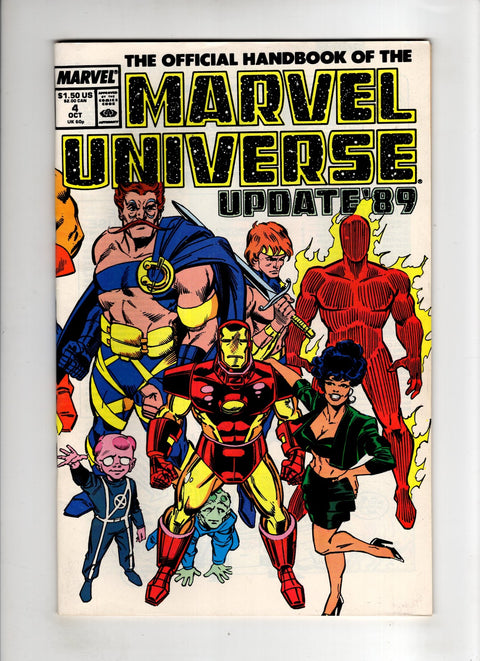The Official Handbook of the Marvel Universe: Update '89 #4 (1989) Buy & Sell Comics Online Comic Shop Toronto Canada