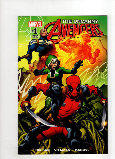 Uncanny Avengers, Vol. 3 #1 (Cvr A) (2015) 1st app. of Synapse, 1st app. of the Shredded Man A Ryan Stegman Buy & Sell Comics Online Comic Shop Toronto Canada