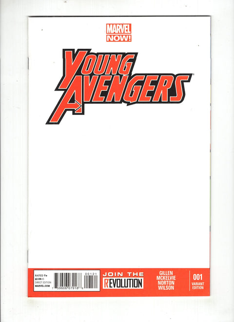 Young Avengers, Vol. 2 #1 (Cvr B) (2013) Blank Variant
